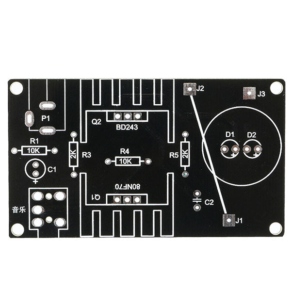 DC 15-24V 2A DIY Electronic Mini Music Tesla Coil Plasma Horn Speaker Kit Produce Arc Music Player