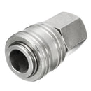 6pcs 1/4 Inch BSP FT011 Air Line Hose Compressor Fitting Connector Quick Release Male Coupler