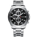 CURREN 8354 Calendar Auto Date Display Men Watch Stainless Steel Band Quartz Watch