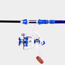 ZANLURE 1.8/2.1/2.4m Carbon Fiber Fishing Rod 2000/3000 Fishing Rod Reel Set Portable Outdoor Fishing Tool