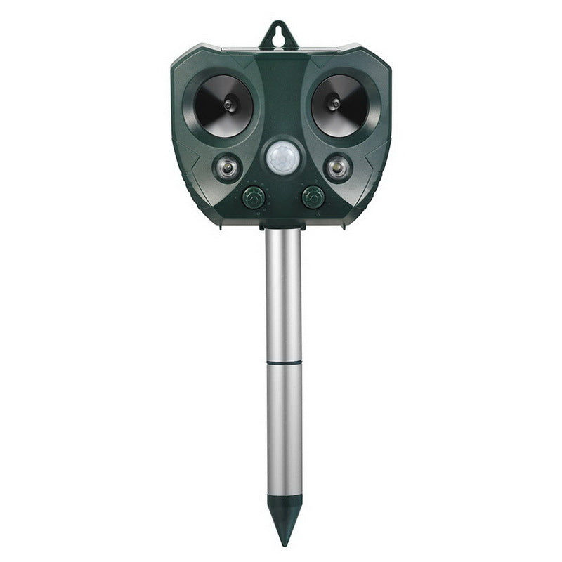 KCASA Garden Solar Ultrasonic Animal Repeller Motion Sensor Activated Owl Shape Repellent