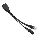 1 Pair POE Adapter Cable Tape Screened POE Switch Cable POE Splitter Injector Power Supply 12V Synthesizer Separator Combiner