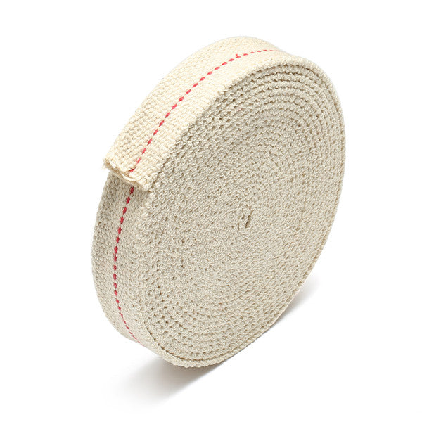 7/8 Inch Flat Cotton Wick 15 Foot Length Wick For Oil Lamps and Lanterns 4.5M