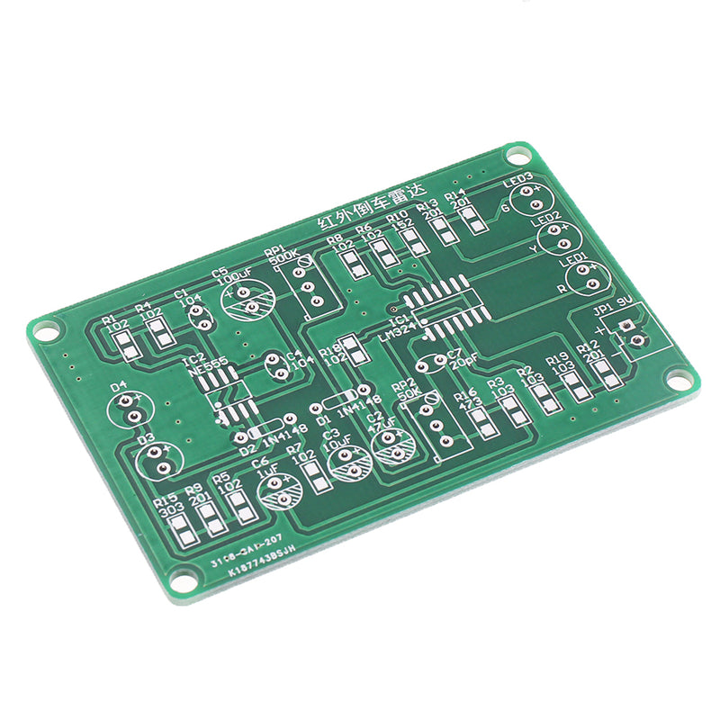 5pcs Infrared Parking Sensor Kit Infrared Reversing Speed Reminder Electronic PCB Circuit Board Production DIY Kit
