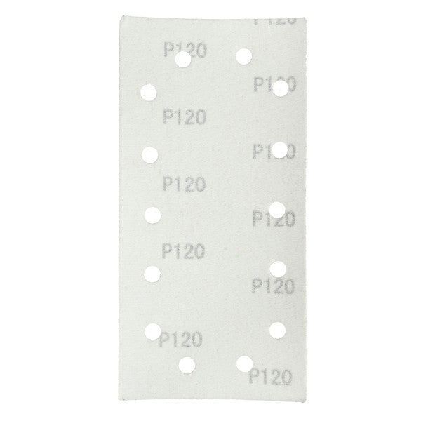 10pcs 115mm x 230mm 14 Holes Abrasive Sanding Paper 60/80/120/240 Grit Sand Paper