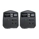 200W 12V/24V To 220V Auto Power Inverter 2 USB 2 Universal Socket Modified Sine Wave Converter