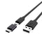 Blitzwolf BW-MT1 Micro USB Fast Charging Data Cable With Type C Adapter For Phone Tablet