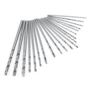 Mini Micro Hand Drill with 20Pc Mini 0.3-1.6mm Bit Keyless Chuck Set Pin Vise Rotary