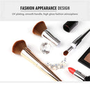 Multifunctional 2-in-1 Nylon Wool Plating Plastic Handle Brush Eye Shadow Makeup Brushes