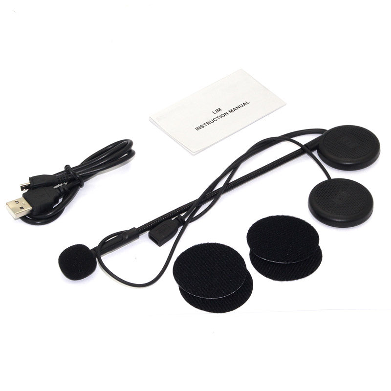 Enusic M5 Ultra-thin Noise Reduction BT Earphone Motorcycle Helmet Wirless bluetooth Headset Moto Speaker with Sponge Microphone
