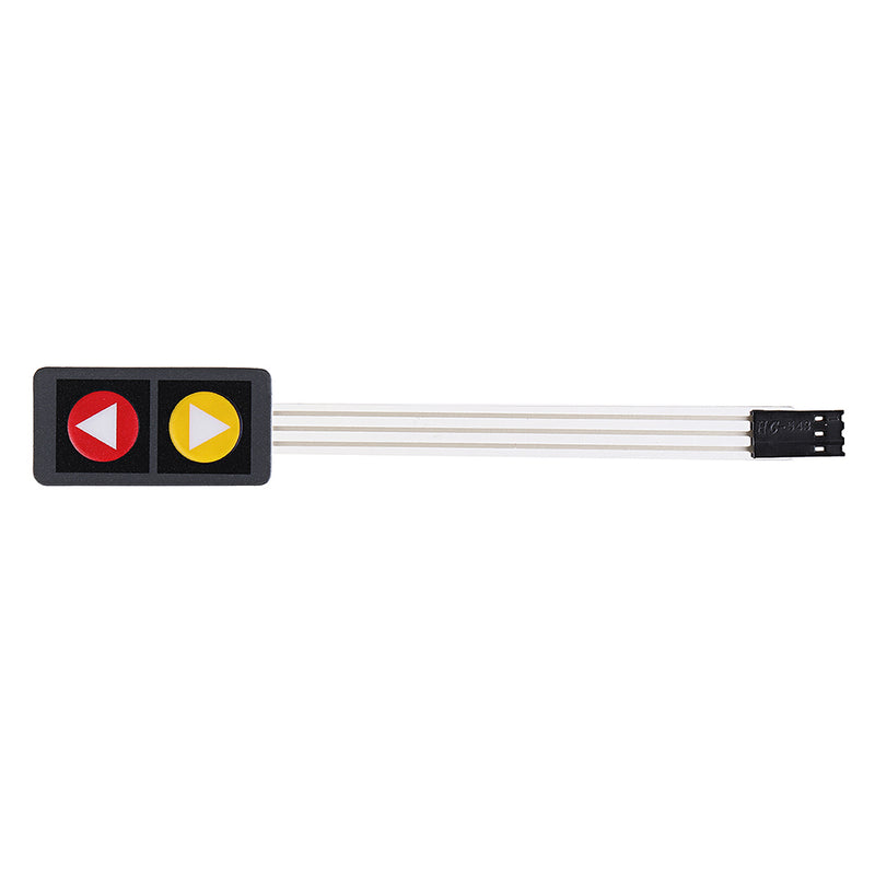 5Pcs 2 Key Press Film Switch Module with Symbol Single Chip Microcomputer Extended Keyboard Electronic Switch Module