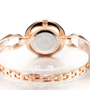 SK K0020 Diamond Dial Case Ladies Wrist Watch Stainless Steel Strap Quartz Watches