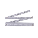 TP 2M Plastic Folding Ruler Straight Ruler Double Scale 10 Locking Joints 200cm Portable Carpenter Measuring Tools