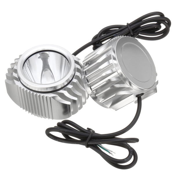 DC 12-80V Bright Fog Spot Head Light LED Lamp Bulb Motorcycle White Universal