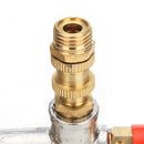 Zinc Alloy Air Compressor Double Outlet Tube Pressure Regulator Valve Fitting Air Valve