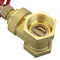 TMOK 1/2" 3/4" 1" Brass Manual Gate Valves G Female Thread Water Flow Valve