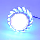 BIKIGHT 12-85V 1200LM LED Electric Bike Headlight Front Light 3 Modes Modified Demon LaserMotorc