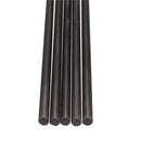 5pcs Black 4mm Diameter x 500mm Carbon Fiber Rods For Sand Table RC Airplane