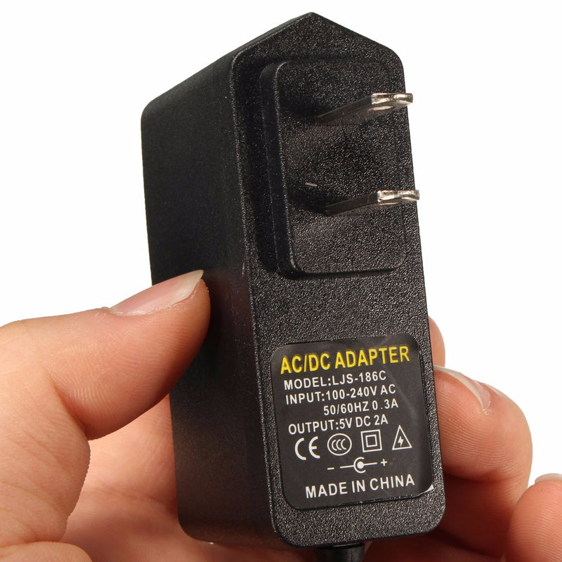 5V 2A USA Plug Micro USB Charger Adapter Cable Power Supply For Raspberry Pi B+ B