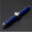 Fingertip Gyro Pen Multifunction Rotating Illuminating Metal Ballpoint Pen LED Lamp Decompression Finger Gyro Pen