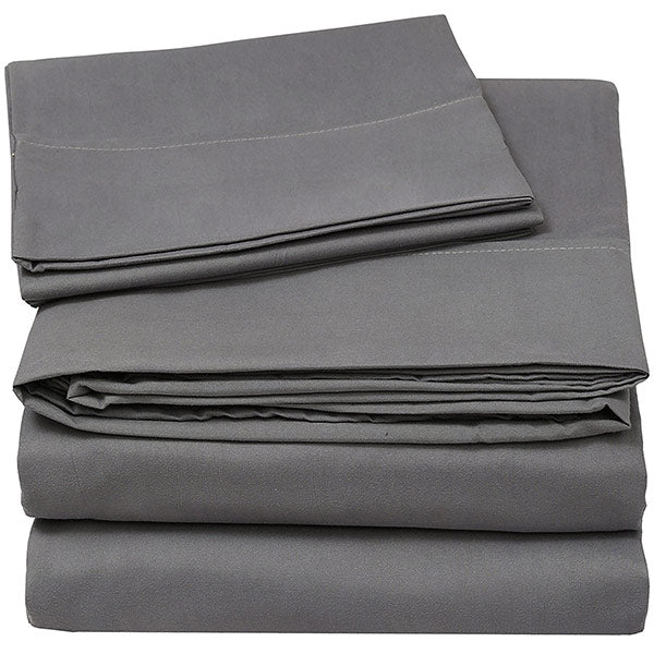 KCASA KC-XY168 Bed Sheet Soft Fitted Sheet Breathable Elastic Mattress Cover Twin Full Queen Size