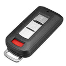 2+1 Buttons Remote Key Fob Shell Case For Mitsubishi Lancer Outlander  2008-2016