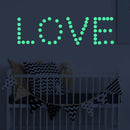 Miico Creative Dot Star Moon Pattern 4 Optional Groups Luminous PVC Removable Home Decor Sticker