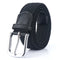 ENNIU S7E 125cm 3.4cm Elastic Canvas Waist Belt Adjustable Canvas Casual Belt Tactical Belt For Men Woman Students