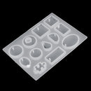 78Pcs/Set Resin Casting Mold Kit Silicone Mould Making Jewelry Pendant Mould Craft DIY Set