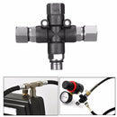 3 Way 1/8 Inch Airbrush Air Hose Manifold Adaptor Splitter Tattoo Spray Connector