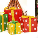 Christmas Gift Box DIY Jewelry Boxes Storage Case Holder Bow Present Gift