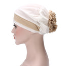 Women Muslim Stretch Turban Hat Winter Warm Hat Chemo Cap Hair Loss Head Scarf Wrap