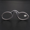 Detachable Lens Soft Silicone Frame Reading Glasses Neck Hanging Design Nose Resting Presbyopic