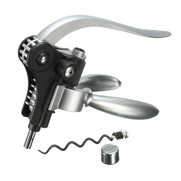 Wine Opener Bottle Opener Lever-Arm Operated Corkscrew Foil CutterTool Set