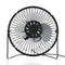 6 Inch USB Small Desk Fan Portable 4 Blades Cooler Cooling Fan For Camping Travel