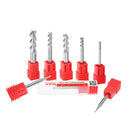 Drillpro 1-8mm HRC58 3 Flutes End Mill Cutter Tungsten Carbide CNC Milling Tool for Aluminum