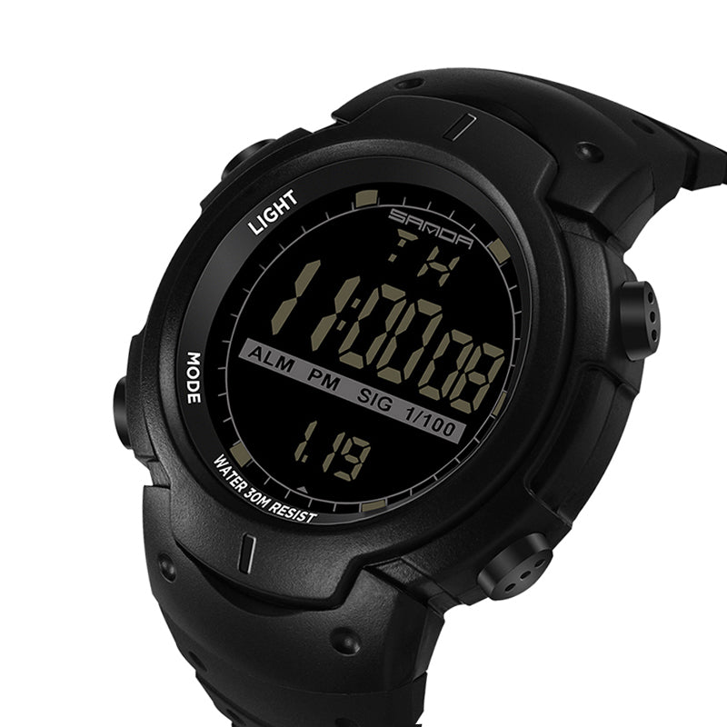 SANDA 269 Digital Watch Luminous Motion Timing Stopwatch Calendar Alarm Watch Outdoor Sport Watch