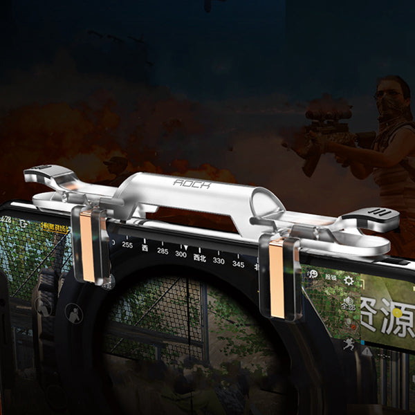 ROCK Transparent Gamepad Game Controller Joysticks Game Trigger Fire Button For Mobile Phone Tablet