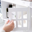 Bathroom Kitchen Storage Rack Wall Punch-free Toilet Washbasin Storage Cabinet