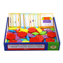 154Pcs Wooden Jigsaw Puzzle Building Blocks Children DIY Early Education Learning Toy