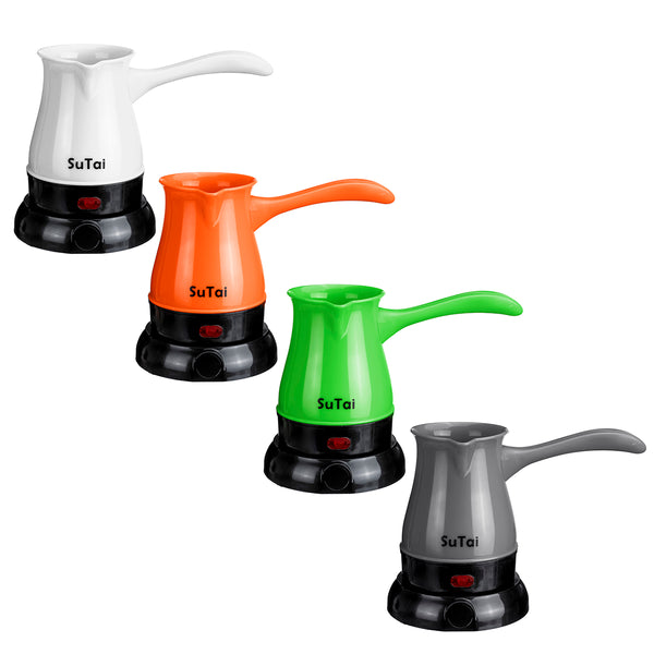 220V 8 Cups Stainless Electric Turkish Coffee Maker Machine Espresso Tea Moka Pot