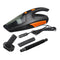 4 in 1 Handheld Wired Car Vacuum Cleaner Tire Inflatable Air Pump Lighting 5000Pa Suction Wet and Dry