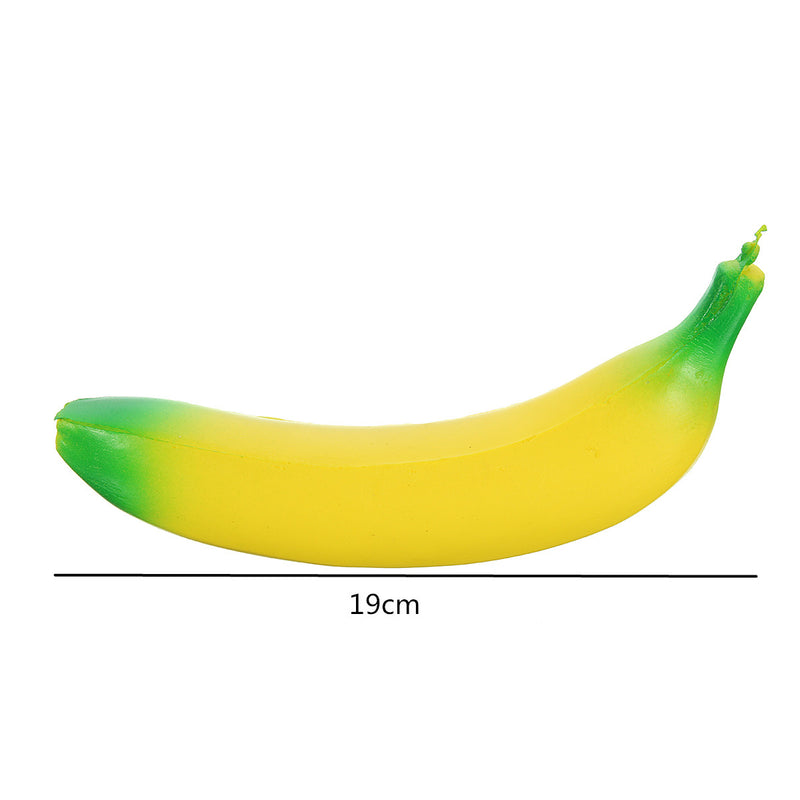 Jumbo Squishy banana Super Slow Rising Scented Fruit Toy PU 19cm Mobile Phone Accessories