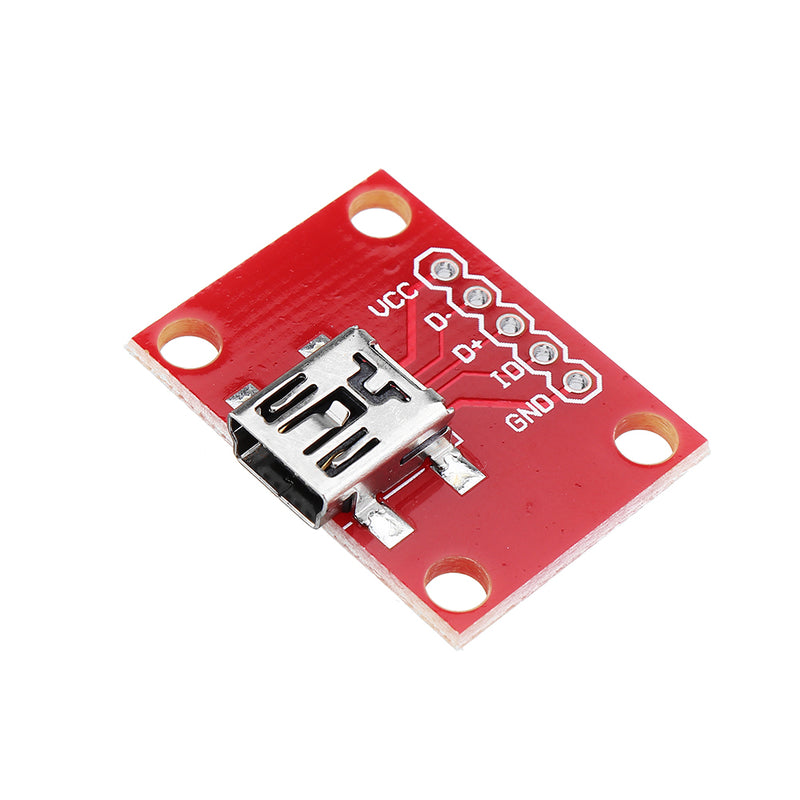 10pcs Mini USB Converter Module Convertsion Board For USB Mini-B Power Extension