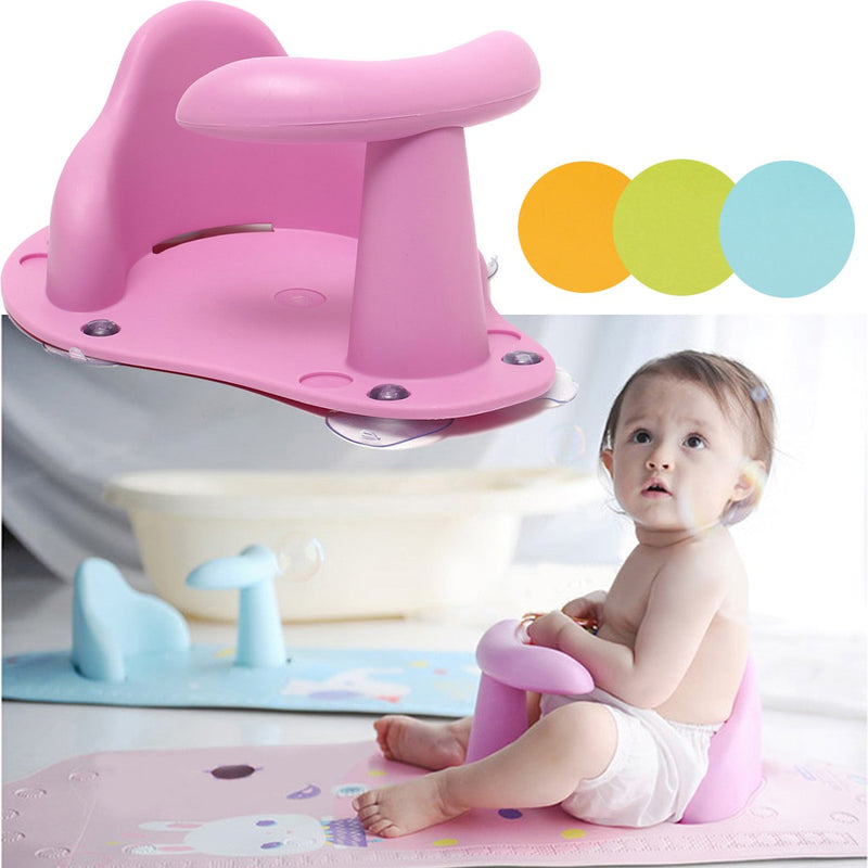 Newborn Baby Bath Pad Mat Chair Tub Safety Security Infant Bathtub Anti Slip Baby Care Bathing Seat Washing Toys For Children