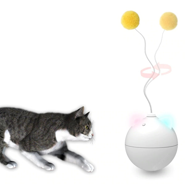 BENTOPAL Automatic Electric Pet Cat Toys 7 colors LED Lights Silent Motor