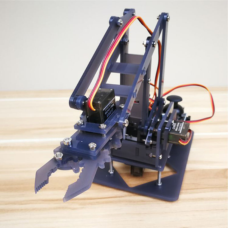 Desktop Robotic Arm Acrylic Manipulator UNO Robot Electronic DIY Kit
