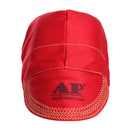 Universal Elastic Welding Flame Retardant Cloth Hat Cap Head Protect -RED