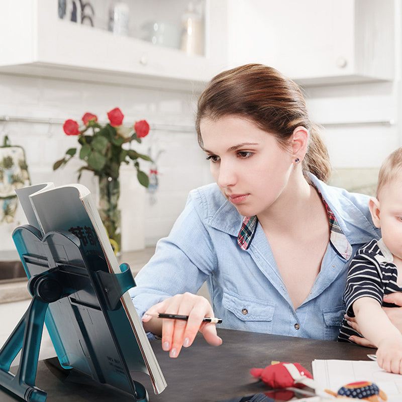 Multi-functional Portable Book Holder Book Stand Reading Bracket With Phone Holder Tablet Stand