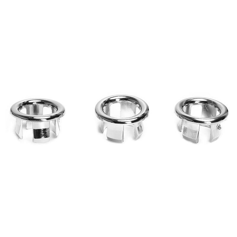 Sink Round Ring Overflow Spare Cover Tidy Chrome Trim Bathroom Ceramic Basin Overflow Ring